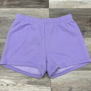 Tna Cozy Perfect‎ Purple Womens XS Brushed Fleece Lined Pull On Gym Shorts EUC